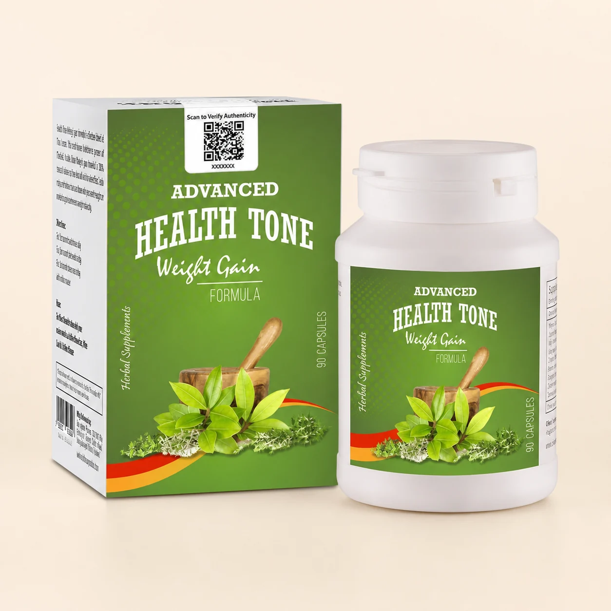 Advanced Health Tone 1500mg green pack and bottle product detail